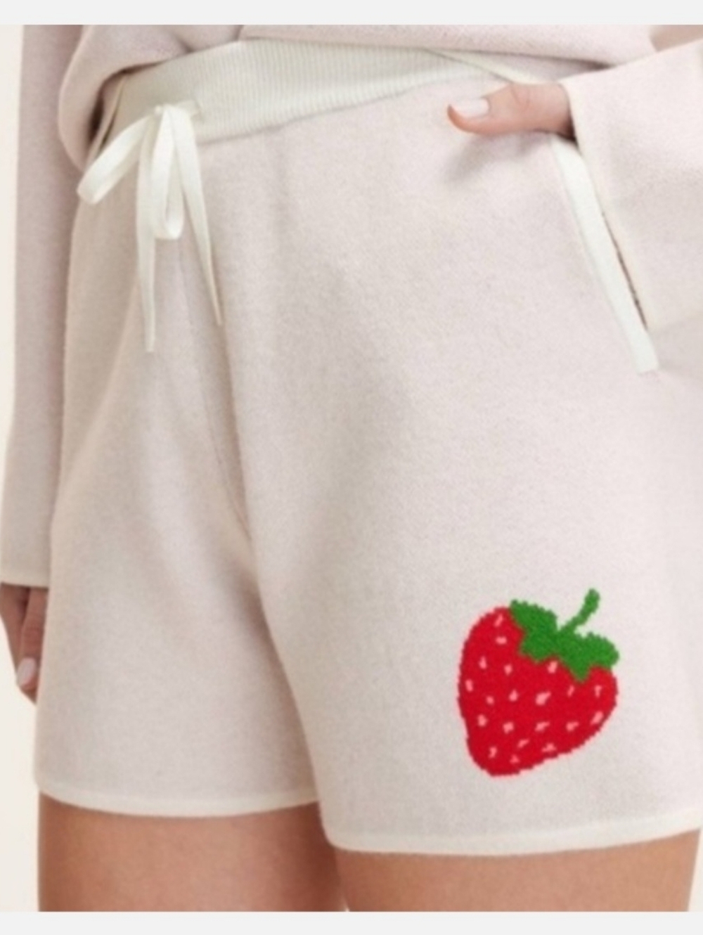 Kate Spade x Target Strawberry Knit Shorts Size XS
